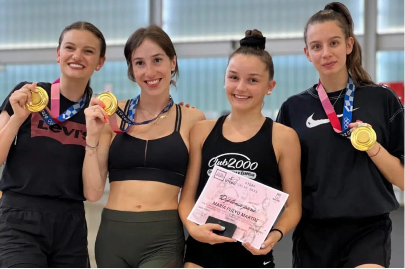 María Pueyo realizó un entreno de tecnificación El Cruzado